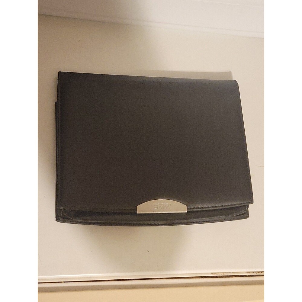 *CASE ONLY* BMW BLACK CASE COVER POUCH FOR OWNER'S MANUAL BOOKS GUIDE 2000s